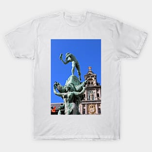 Brabo Fountain - Antwerp, Belgium (V) T-Shirt